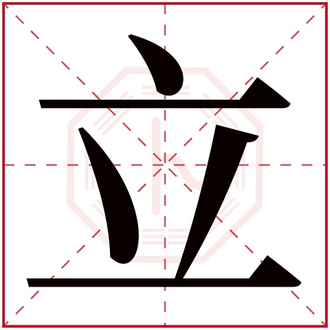 立字五行属什么 立字在康熙字典里多少画 立字起名的寓意含义