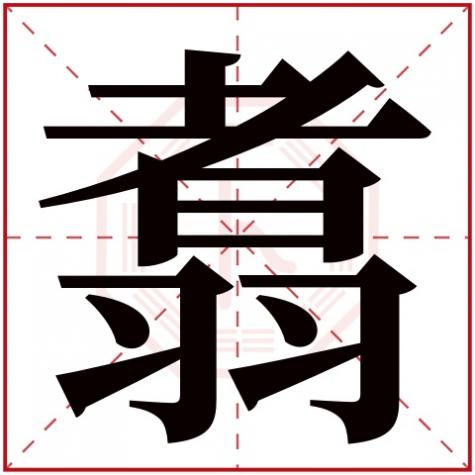 頫的五行属性是什么，翥字五行属什么